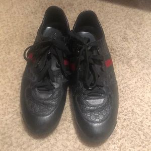 Gucci Men’s Black Leather Sneakers